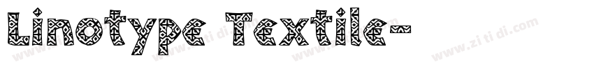 Linotype Textile字体转换